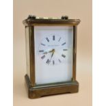 A MATTHEW NORMAN CARRIAGE TIMEPIECE.   H 14cms.