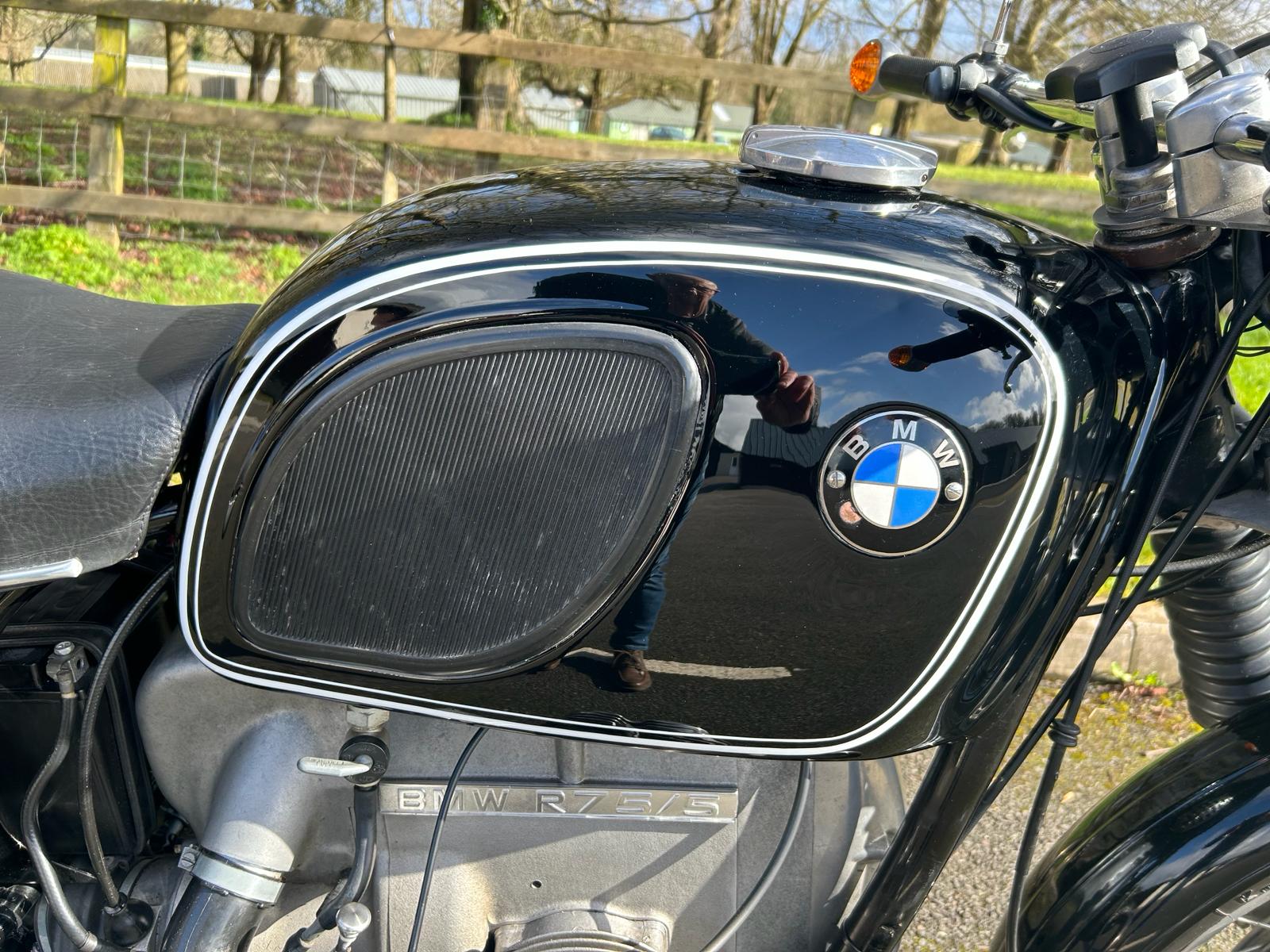 A BMW R75/5 MOTORCYCLE .1971. 72452 MILES. EXCELLENT WELL RESTORED CONDITION, V5, MOT AND TAX - Image 15 of 17