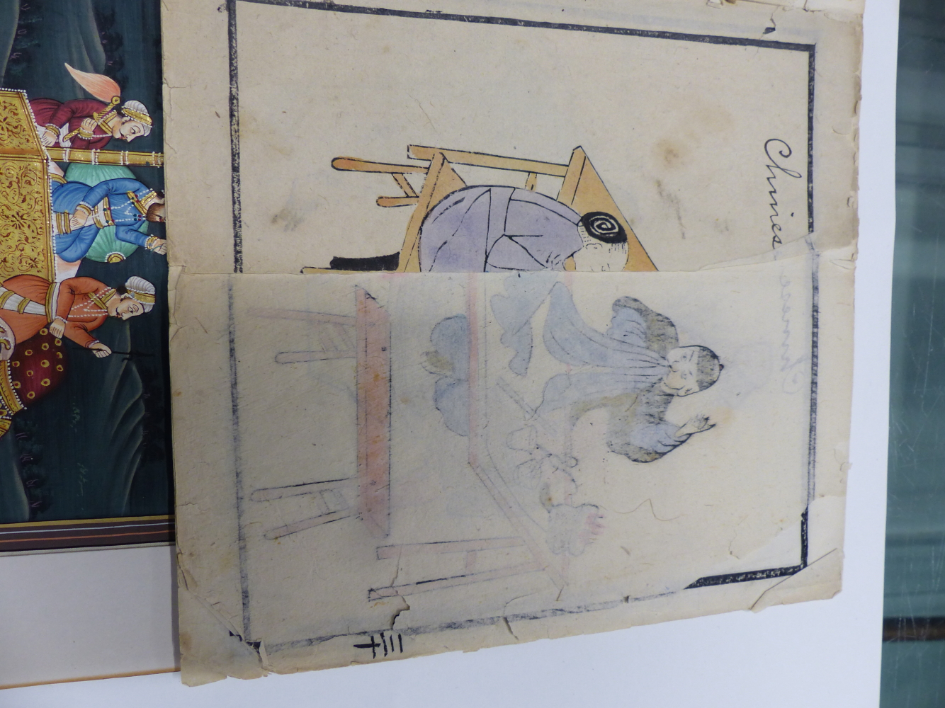 A FOLDER OF VARIOUS JAPANESE AND ORIENTAL WOODBLOCK AND OTHER PRINTS, ALL UNFRAMED, SIZES VARY. ( - Image 16 of 17