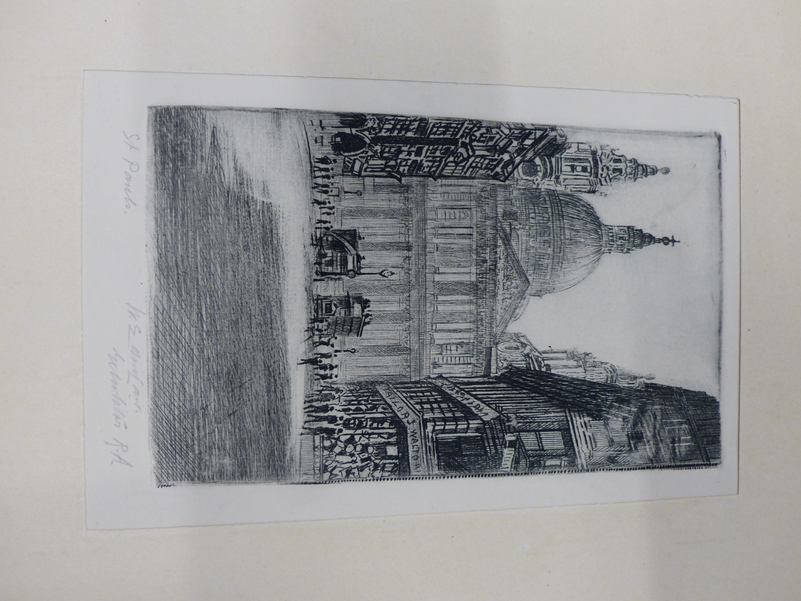 WALTER EDWIN LAW (1865-1942), A FRAMED ETCHING OF THE TOWER, TOGETHER WITH EIGHT FURTHER UNFRAMED - Image 5 of 9