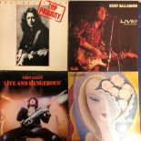 ROCK / PROG. - 20 LP RECORDS INCLUDING: RORY GALLAGHER - TOP PRIORITY & LIVE IN EUROPE, CREAM,