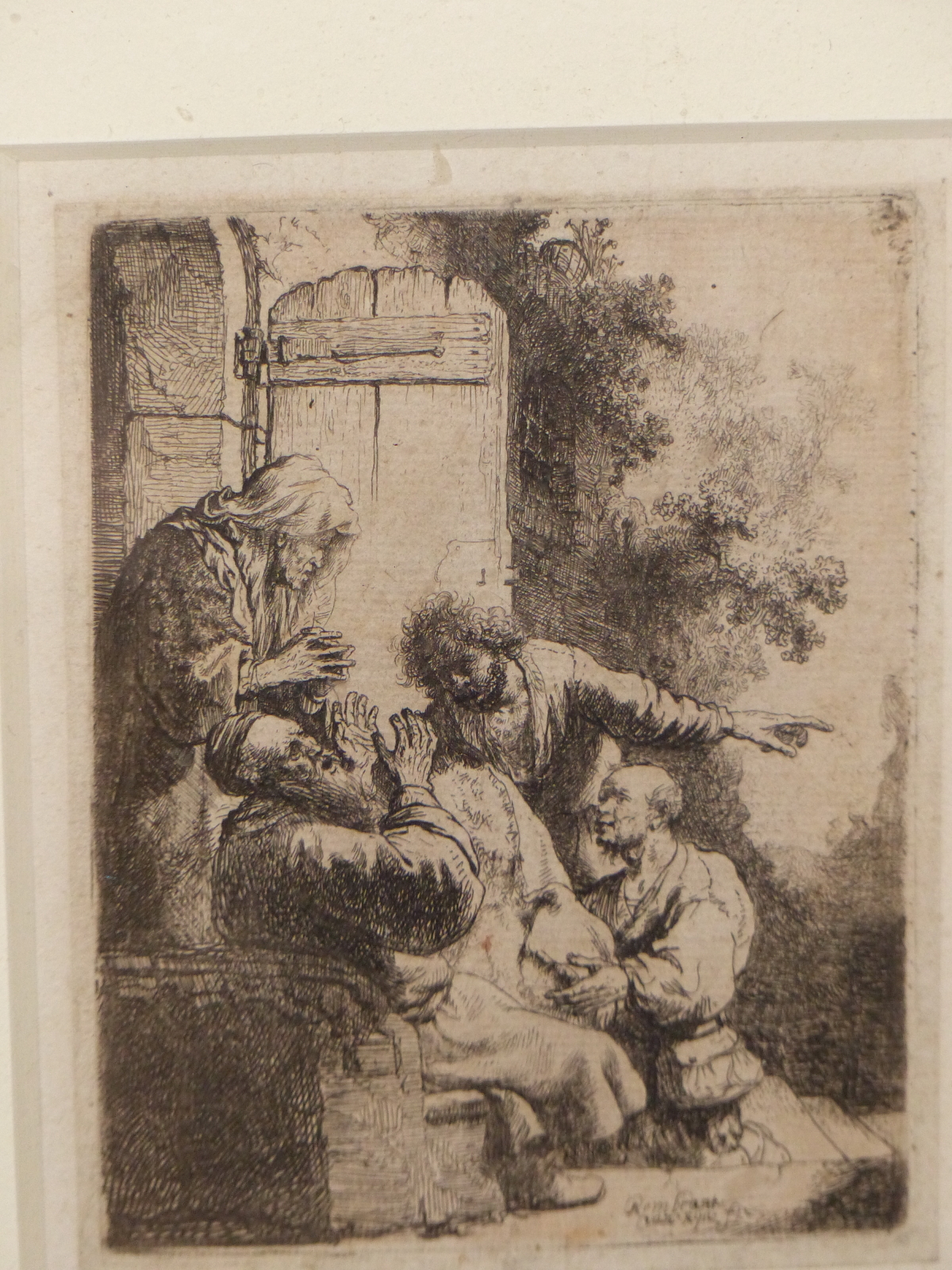 AFTER REMBRANDT HARMENSZ VAN RIJN (1606-1669), JOSEPH'S COAT BROUGHT TO JACOB, ETCHING, UNEXAMINED - Image 2 of 9