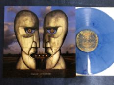 PINK FLOYD - THE DIVISION BELL LP LIMITED EDITION US PRESSING, BLUE TRANSPARENT VINYL, COLUMBIA