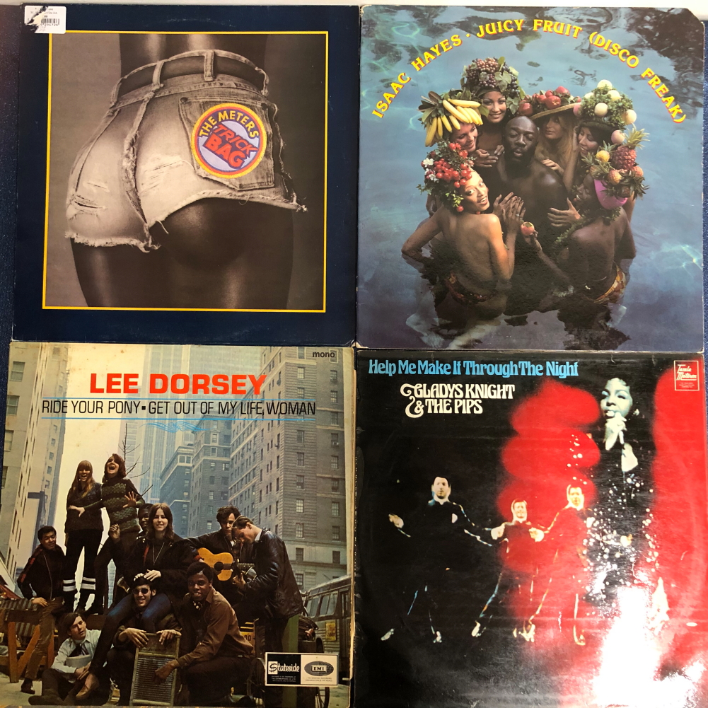 SOUL - 21 LP RECORDS INCLUDING: THE METERS - TRICK BAG, GLADYS KNIGHT & THE PIPS - EVERYBODY NEEDS