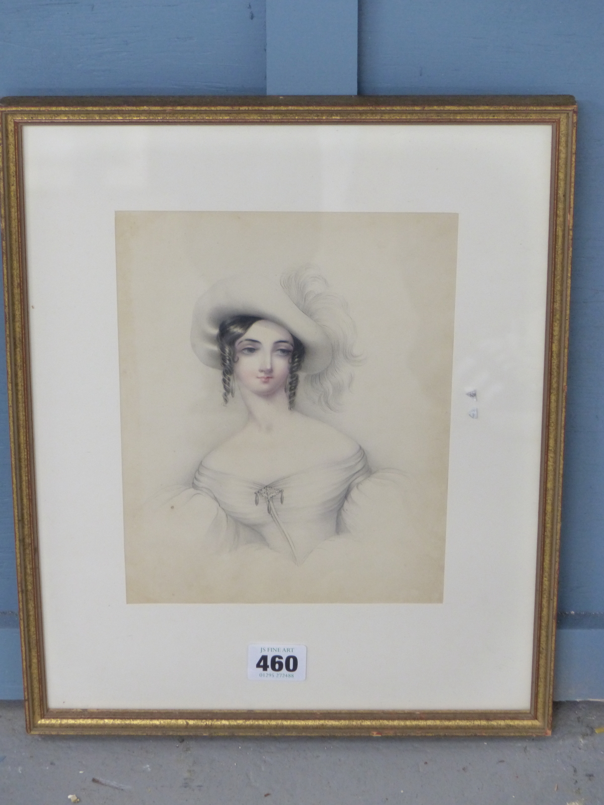 19TH CENTURY SCHOOL. PORTRAIT OF A YOUNG LADY. PASTEL. 16.5 x 22 cm. - Image 3 of 4