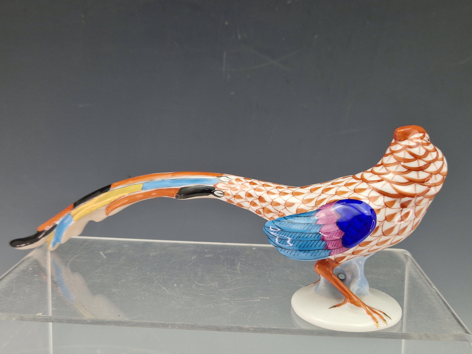 A HEREND MODEL OF A GOLDEN PHEASANT. W 22cms. - Image 5 of 5