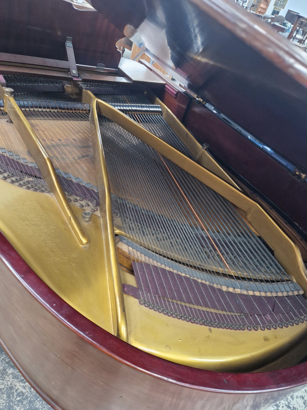 A MAHOGANY CASED GRAND PIANO BY JOHN BRINSMEAD & SONS - Image 5 of 10