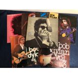 BOB DYLAN - 5 LPS & BOX SET RECORDS; THE BOOTLEG SERIES VOL 1-3 6 RECORD BOX SET + 5 UNOFFICIAL