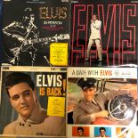 ELVIS PRESLEY - 18 LP RECORDS INCLUDING: CHRISTMAS ALBUM RD-27052 1ST PRESSING, ELVIS NBC TV SPECIAL