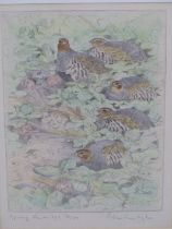 PETER PARTINGTON (B.1941) ARR, SPRING PARTRIDGE, SIGNED, TITLED AND NUMBERED 136/150 IN PENCIL,