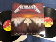 METALLICA - MASTER OF PUPPETS, LIMITED EDITION 2 x 45 RPM LP RECORD - MUSIC FOR NATIONS MSN 60 DM.