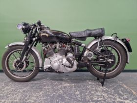 1950 VINCENT RAPIDE SERIES C. 998CC. REGISTRATION NUMBER LLL358- ENGINE NUMBER RC6655, FRAME