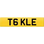 "T6KLE" TRANSFERABLE REGISTRATION- ON RETENTION.