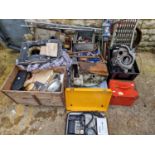 A COLLECTION OF VINTAGE AUSTIN SEVEN AND OTHER CAR PARTS/ SPARES ETC
