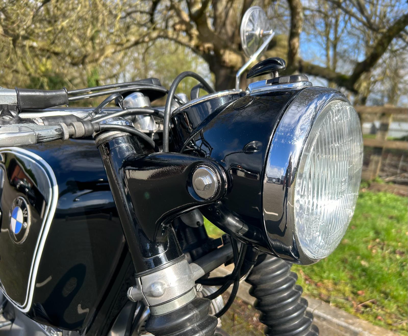 A BMW R75/5 MOTORCYCLE .1971. 72452 MILES. EXCELLENT WELL RESTORED CONDITION, V5, MOT AND TAX - Image 14 of 17