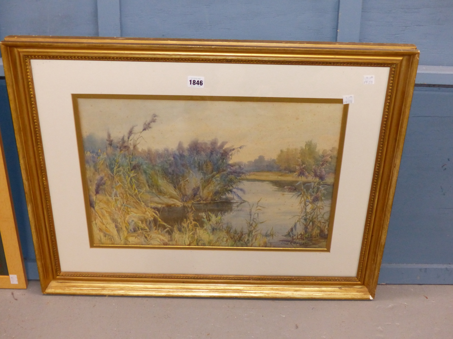 CHARLES E GEORGES (1869-1970), THE SEVERN AT WORCESTER, CIRCA 1897, SIGNED, WATERCOLOUR, TITLED - Image 4 of 6