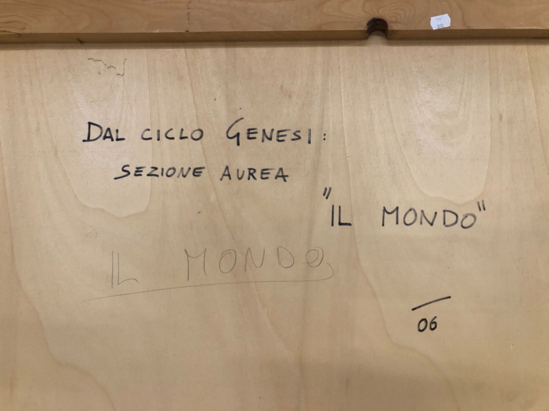 CONTEMPORARY ITALIAN SCHOOL, ARR, DAL CICLO GENESI, SEZIONE AUREA, IL MONDO I, INDISTINCTLY SIGNED - Image 19 of 21