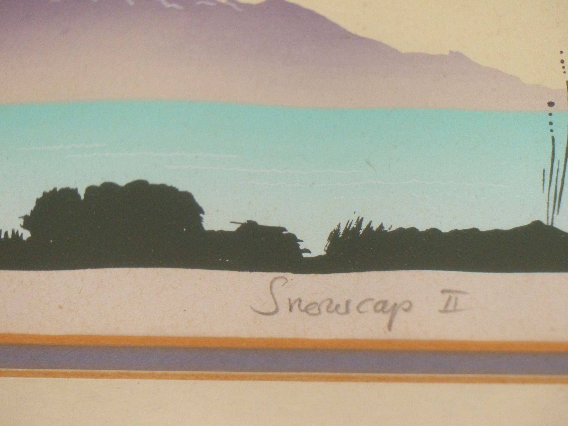 IAN WARWICK KING (20TH/21ST CENTURY) ARR, SNOWCAP I AND SNOWCAP 2, SIGNED TITLED AND INSCRIBED - Image 8 of 9