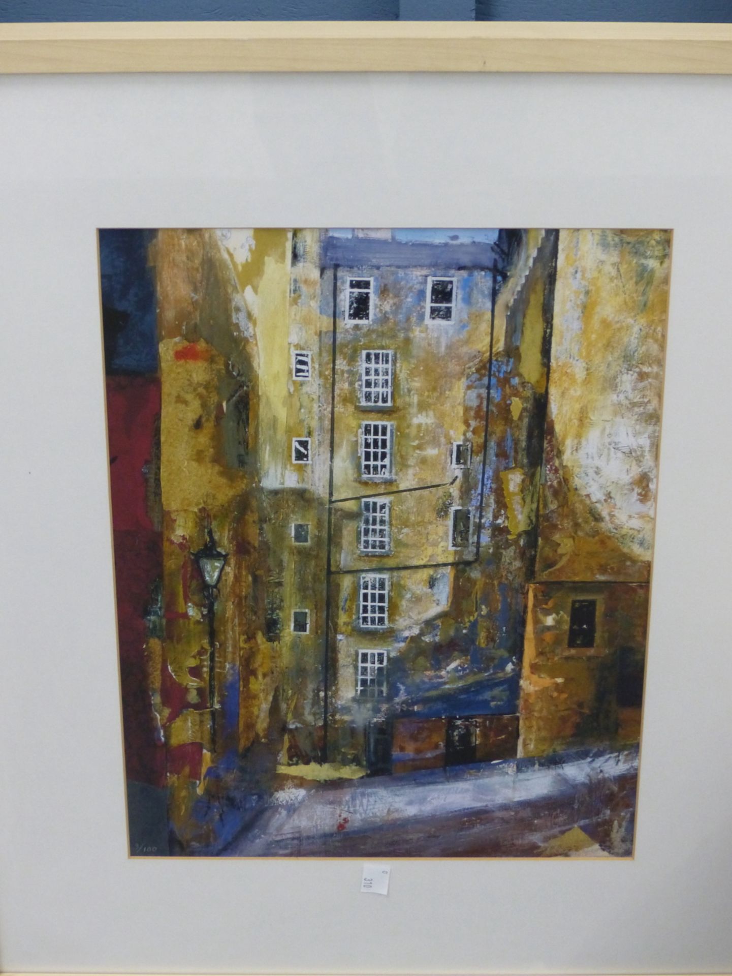 A LIMITED EDITION PRINT OF BUILDINGS AFTER ANNA LORIMER, SIGNED AND NUMBERED 3/100, 31 X 41CM, - Image 3 of 9