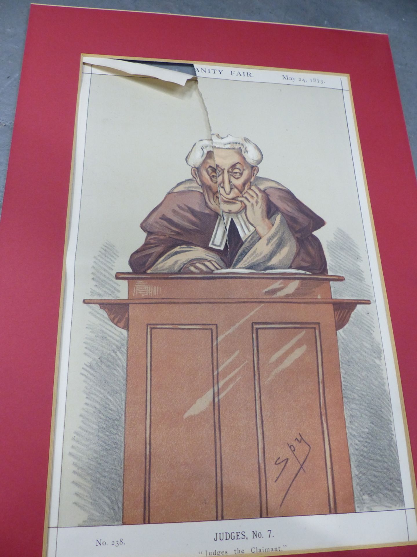 SIX UNFRAMED PRINTS TO INCLUDE VANITY FAIR. (6) - Image 8 of 9