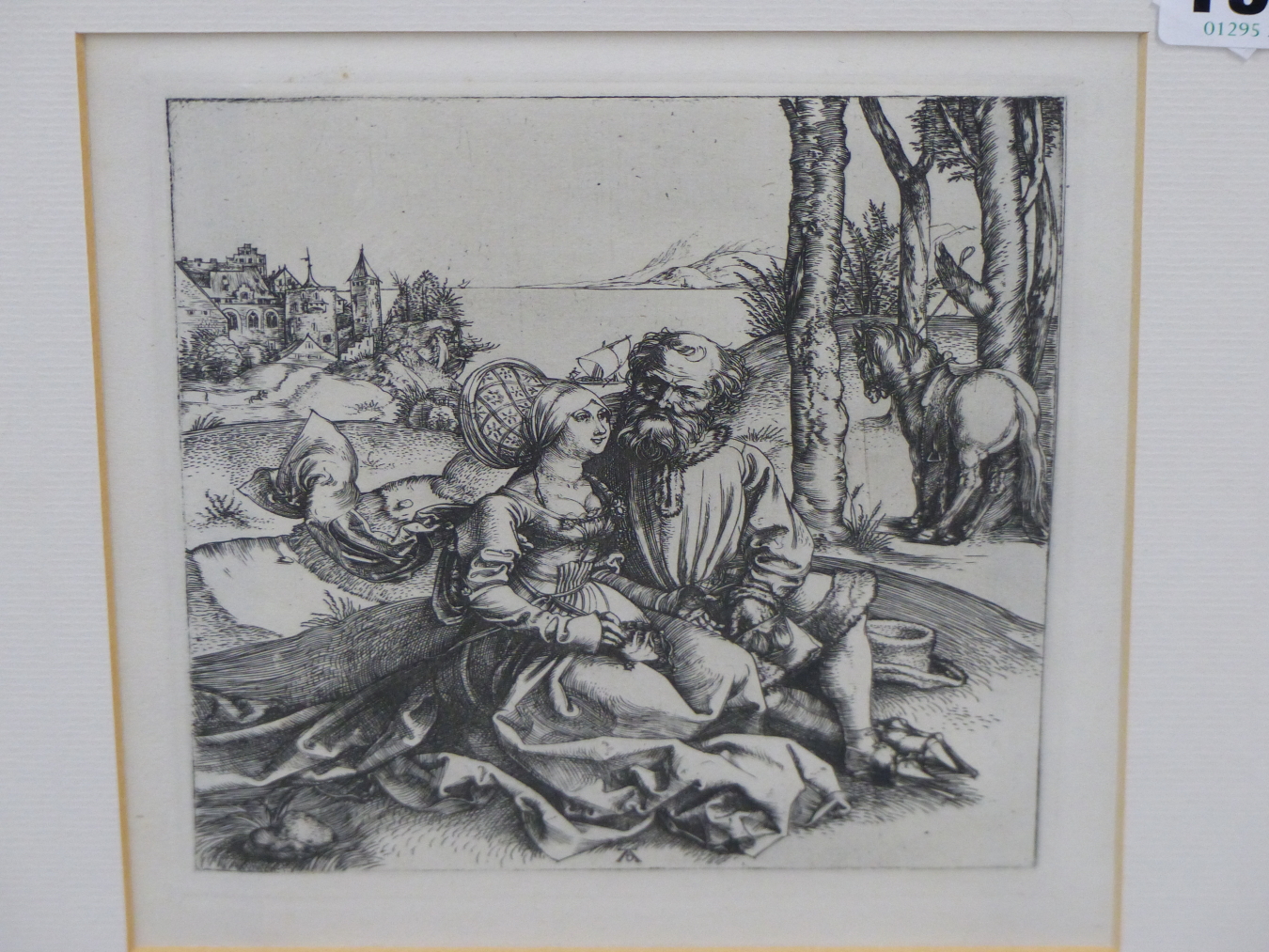 AFTER ALBRECHT DURER, GERMAN 1471-1528. LES OFFRES D'AMOUR (1495). PHOTOGRAVURE ON LAID PAPER, 16