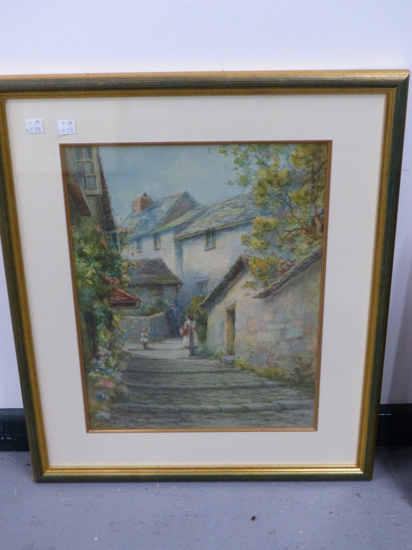 LEWIS MORTIMER (19TH/20TH CENTURY), CHILLON CASTLE, MONTREUX, SWITZERLAND, SIGNED WATERCOLOUR, 30 - Image 7 of 11