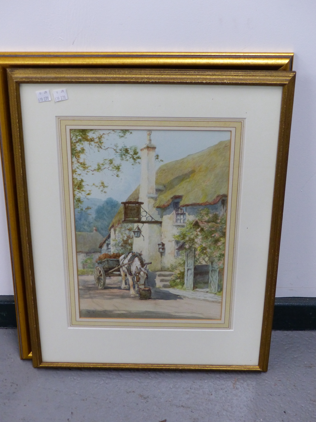 LEWIS MORTIMER (19TH/20TH CENTURY), SHIP INN, PORLOCK, SIGNED, WATERCOLOUR, 25 X 35CM, TOGETHER WITH - Image 6 of 14