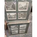 A SET OF TWENTY FOUR ENGRAVINGS DEPICTING SCENES FROM THE FRENCH REVOLUTION, EACH 26 x 20.5cm AND