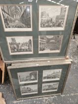 A SET OF TWENTY FOUR ENGRAVINGS DEPICTING SCENES FROM THE FRENCH REVOLUTION, EACH 26 x 20.5cm AND