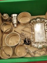 Various continental and eastern silver wares