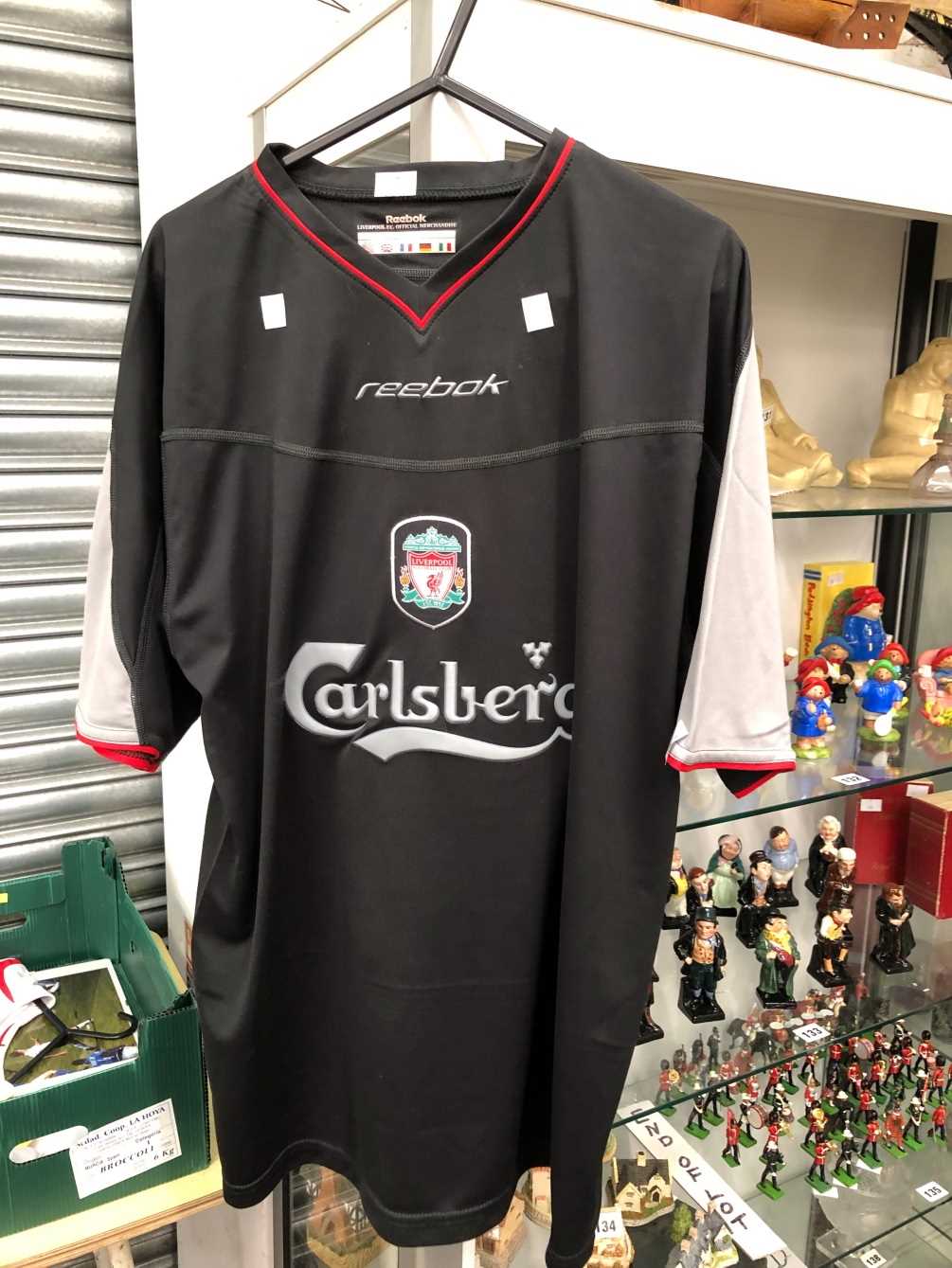 Multi-signed England football shirt with COA and a black Liverpool signed shirt by Michael Owen - Image 3 of 21
