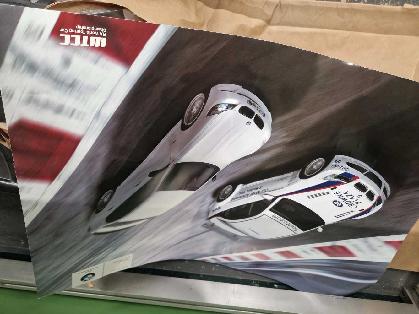 A quantity of touring car championship posters.