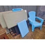 Assorted garden furniture