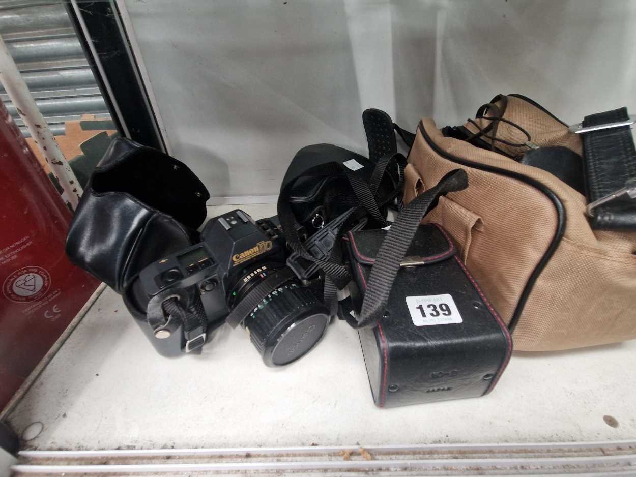 Canon and other cameras with cases