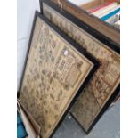 Three Esso framed map prints.