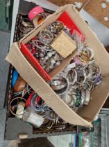 A collection of costume bangles, braacelets etc.