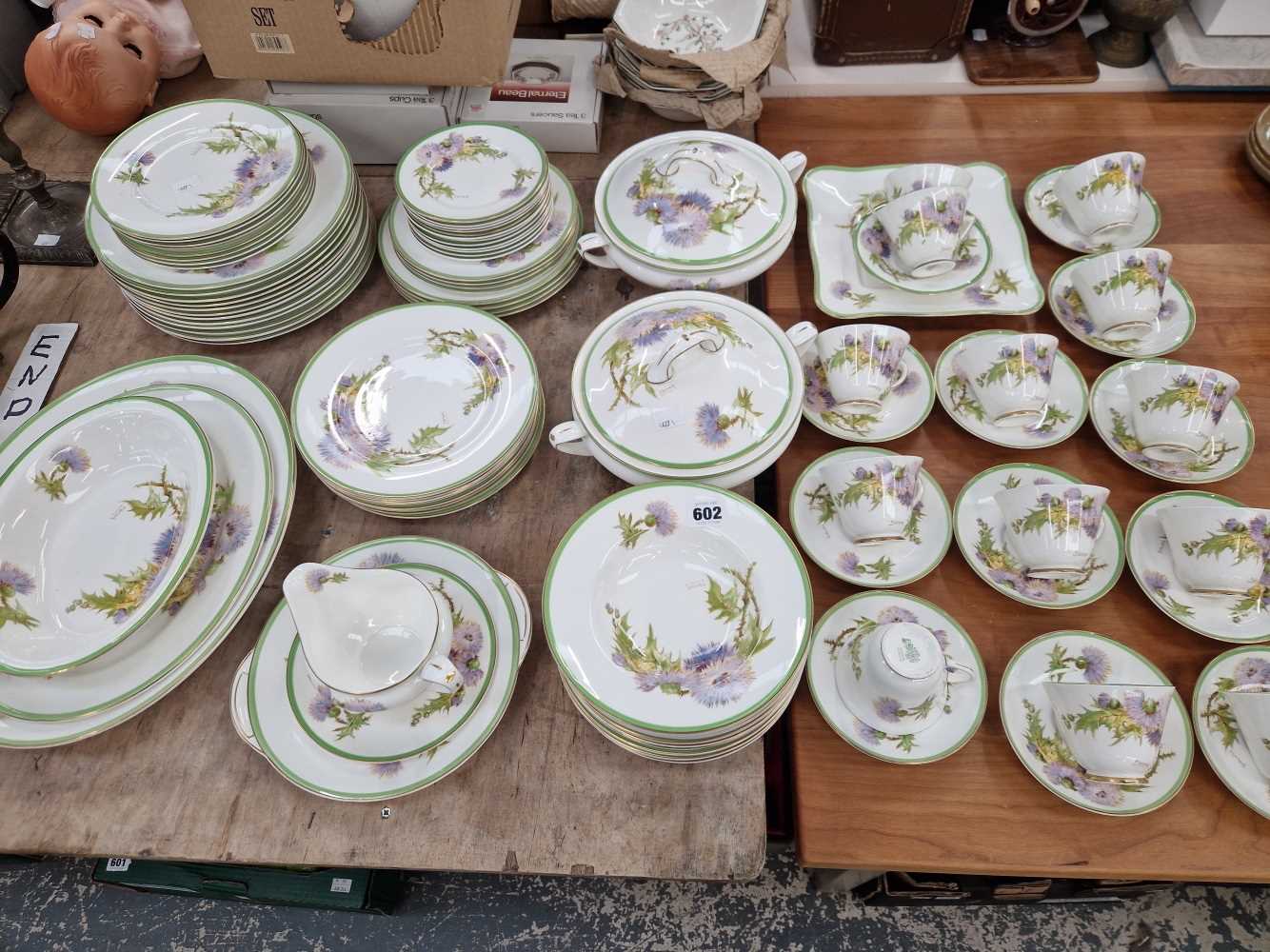 A Royal Doulton, Glamis thistle pattern tea and dinner service