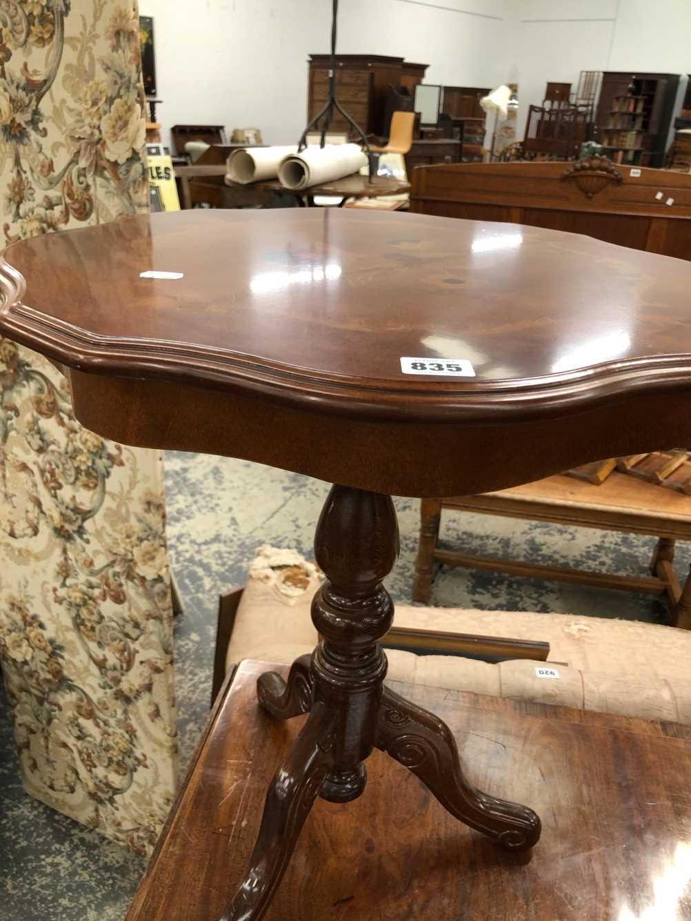 A pair of occasional tables. Modern with some minor wear and light scuffs and scratches. Diameter - Image 2 of 7