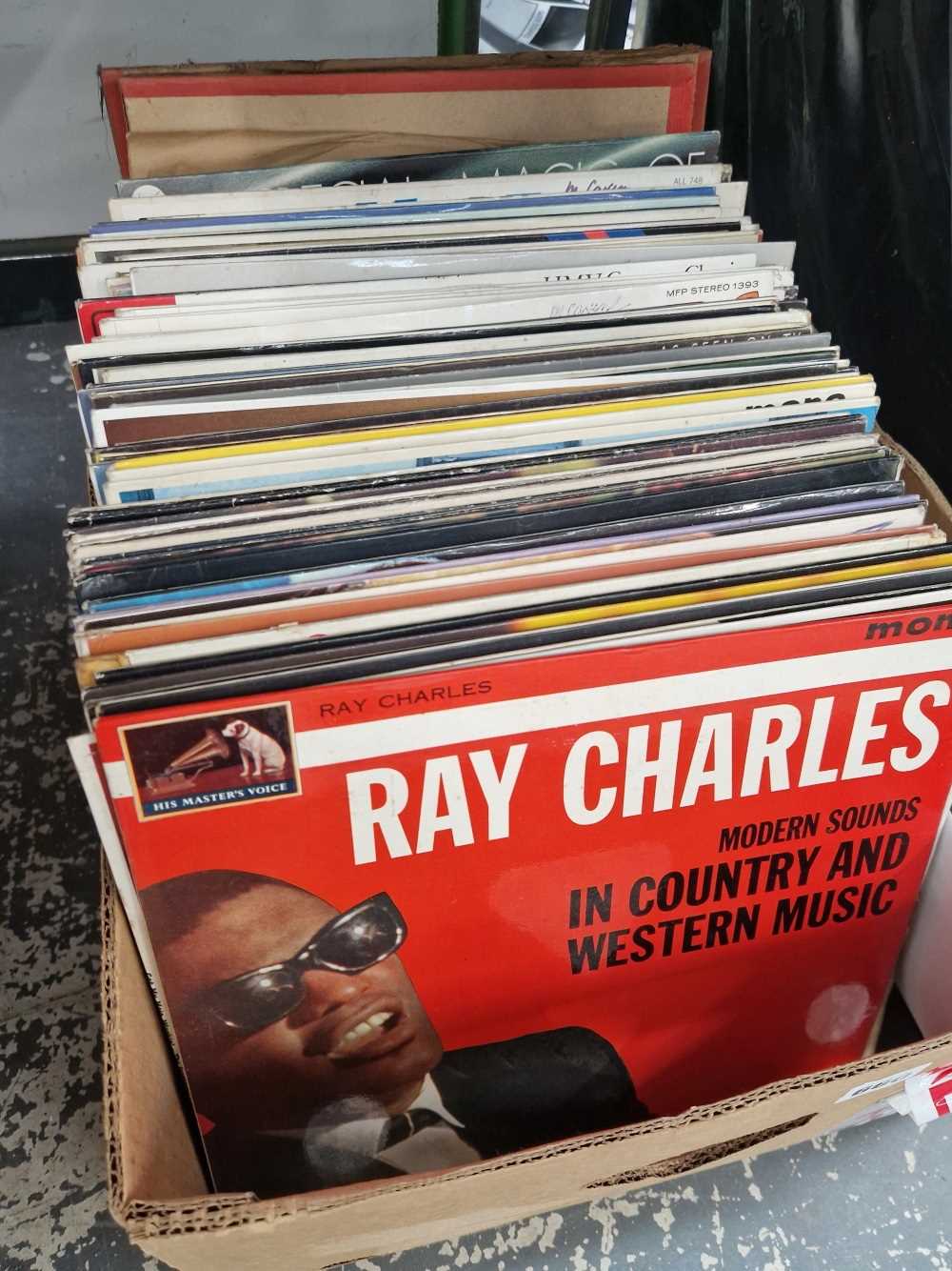 Approximately 85 LP records pop, jazz, easy listening etc.