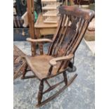 Victorian rocking chair.