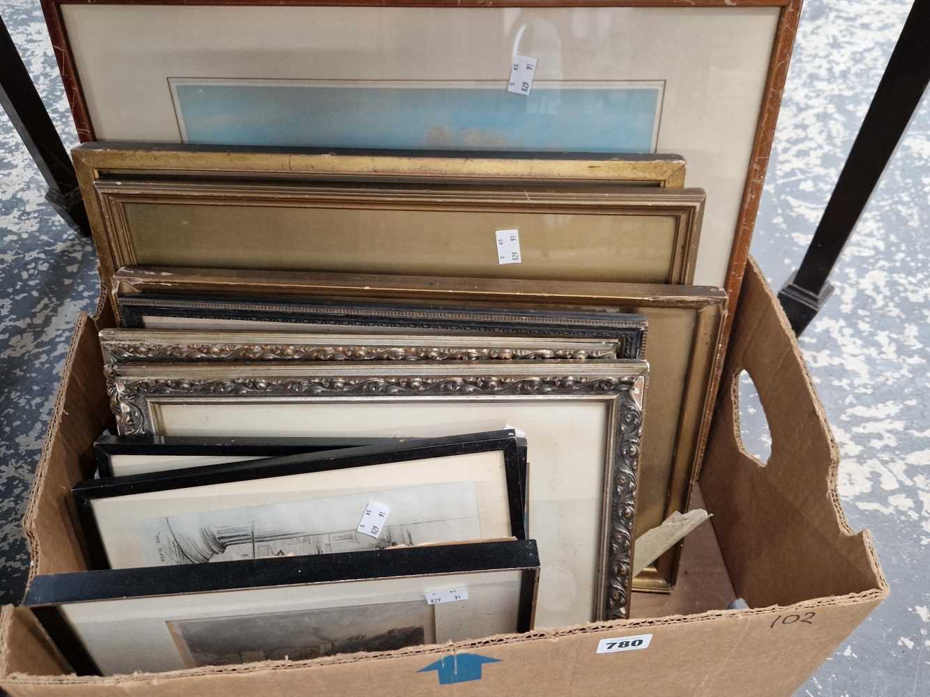 A quantity of 19th century painting and prints etc.