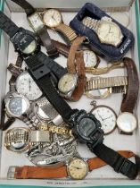 A collection of vintage watches to include Lorus, Montine, Ramona, Ingersoll, Avia, Sekonda etc.