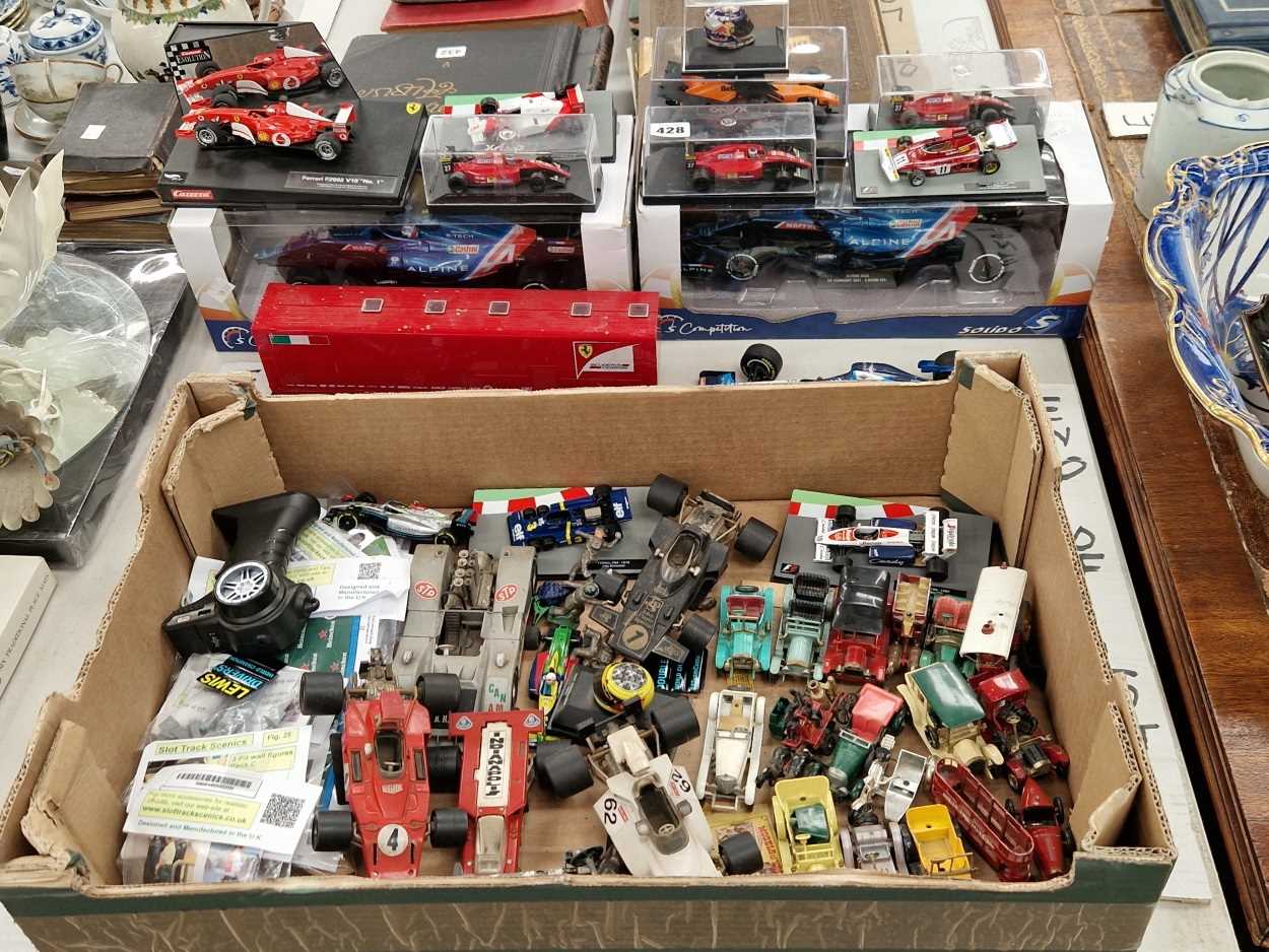 Die cast and scale model racing cars by Solido, Onyx, Models of Yesteryear and others