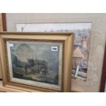 A pair of oil paintings signed Statham, 1911, and a watercolour by Grace Forshaw.