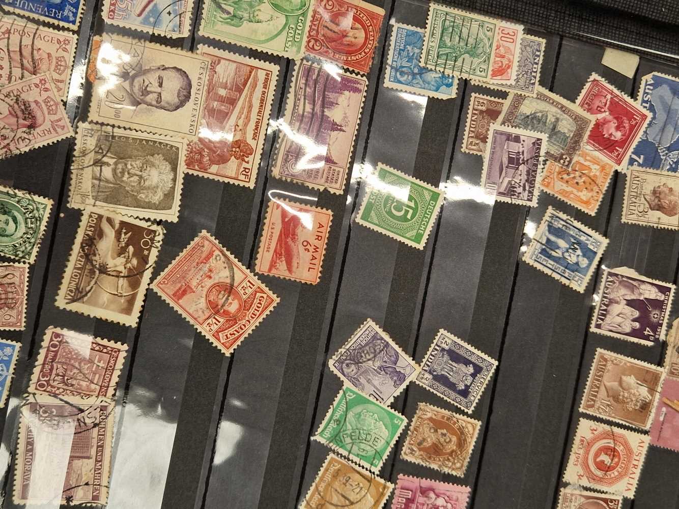An album of various world stamps. - Image 2 of 5