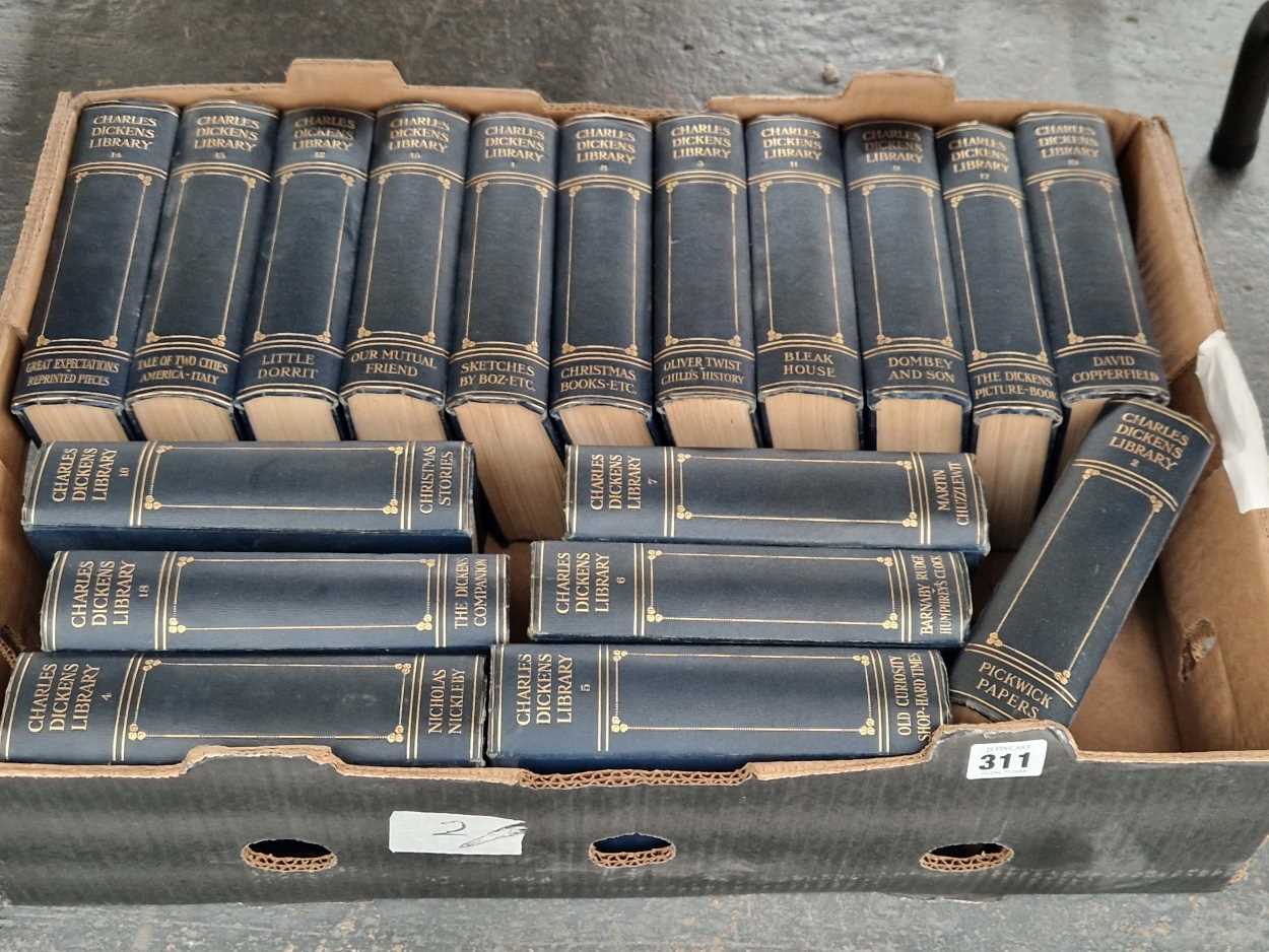 The Charles Dickens Library, a set of 18 volumes
