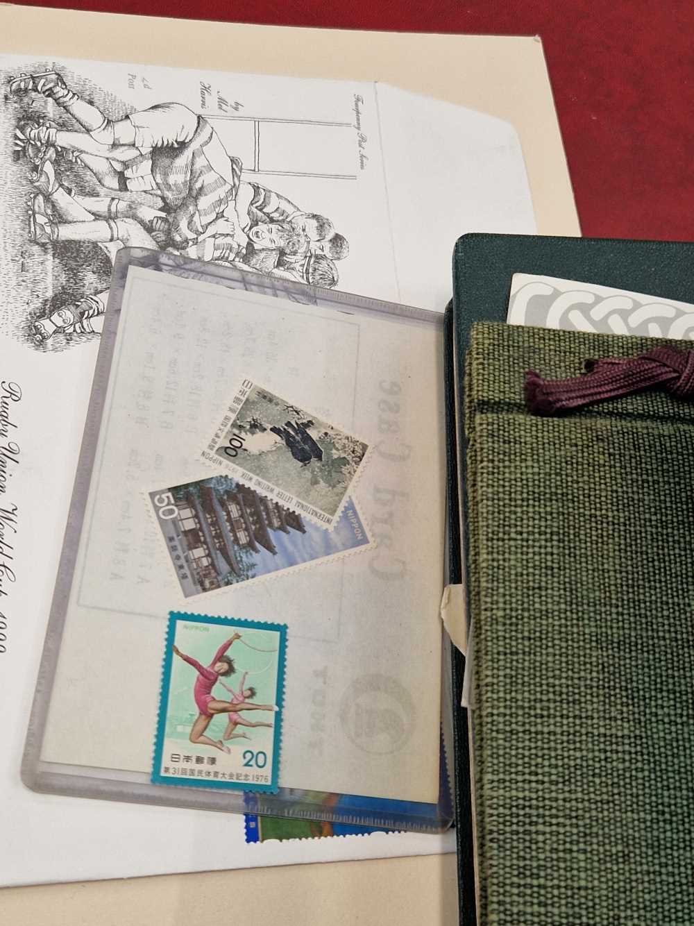 Three albums containing various stamps and a quantity of loose stamps. - Image 2 of 4