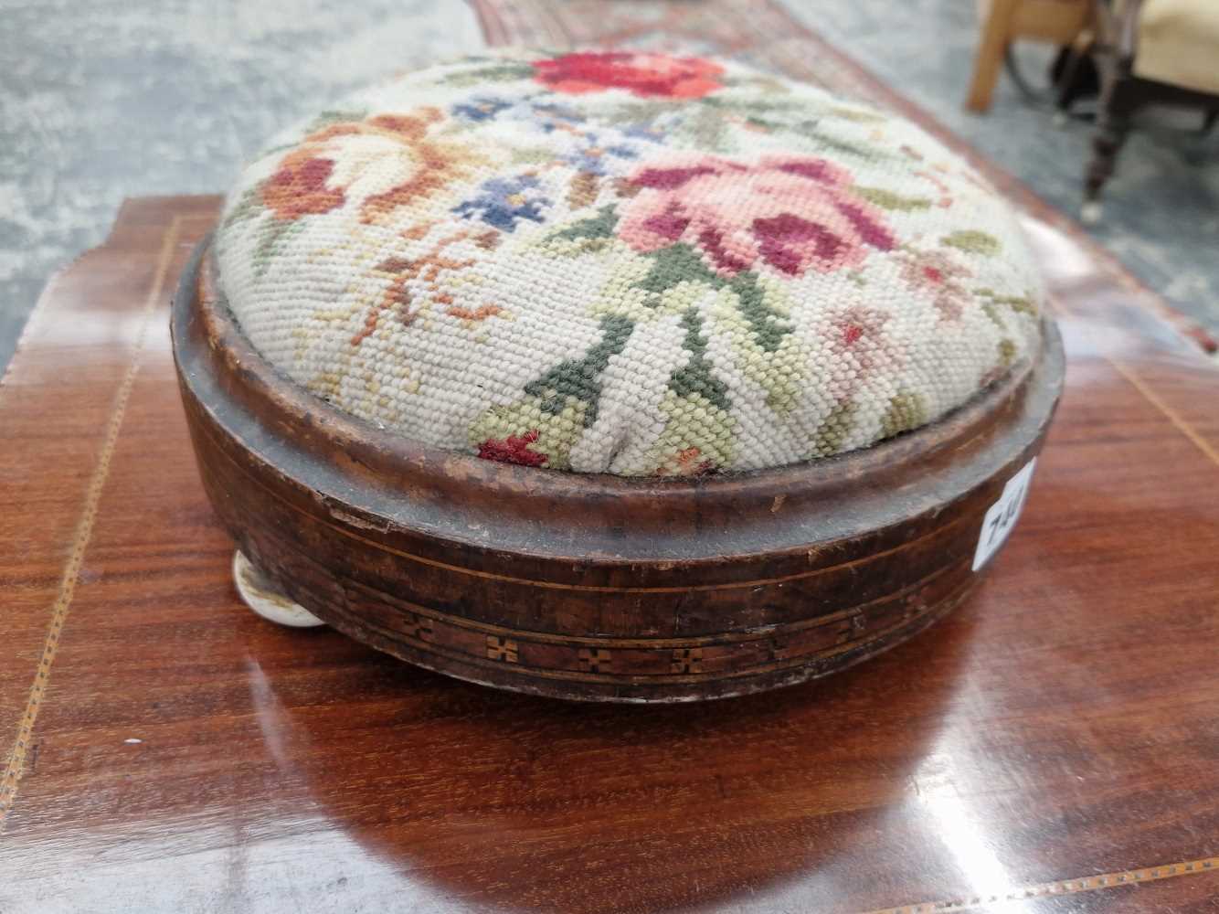 A Victorian footstool.