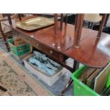 A 19th century mahogany sofa table.