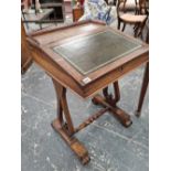 A Victorian rosewood Davenport desk.